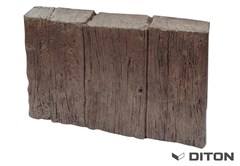 DITON LINIE DŘEVA Palisádový obrubník DUB arktic 50/8/30cm